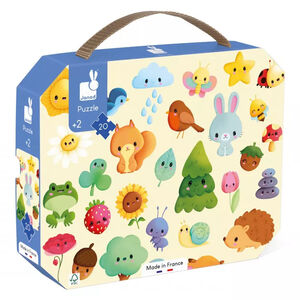 Puzzle Imagier de la Nature 20 pièces 