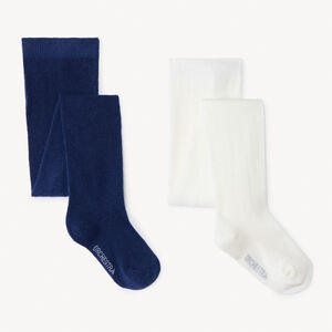 Lot de 2 paires de collants épais pour bébé fille 