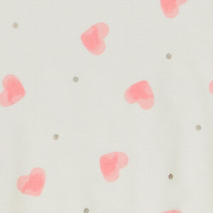 Ensemble jogging imprimé cœurs pour bébé fille 