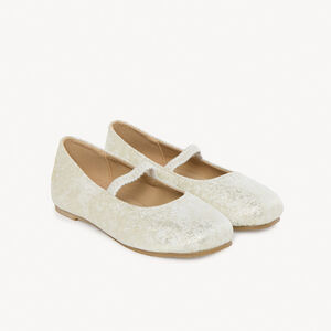 Baby met gouden crackle-effect elastiek voor meisje 