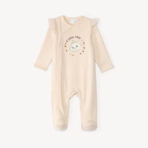 Donsbiene in sherpa voor babymeisjes met print van Marie uit de Aristokatten Disney (Verschillende afwerkingen afhankelijk van de leeftijd) 