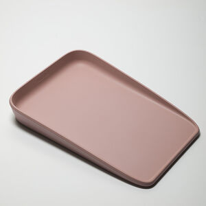 Luiermatras compact in PUR-schuim gecertificeerd Rose Faded 