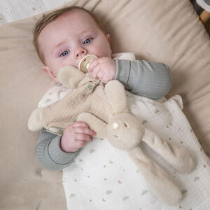Mini doudou Lapin 25cm Sable 