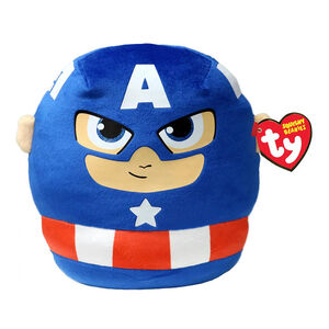 Coussin peluche Squish a Boos Marvel 20 cm Captain America 