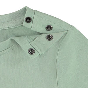 Lange mouwen T-shirt met dierenpatroon in cording voor baby jongen 