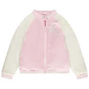 Tweekleurige teddyjas met geborduurde tekst voor meisjes 