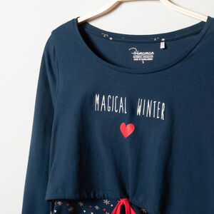 2-in-1-zwangerschaps- en borstvoedingsnachthemd 