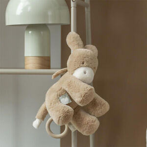 Peluche musicale Âne 30cm Caramel 