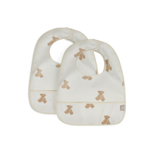 Lot de 2 bavoirs imperméables Teddy Bear 