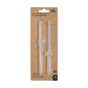 Set de 2 pailles de rechange éco-responsable pour Gobelet CPLA 
