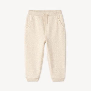 Effen joggingbroek van fleece voor babyjongen 