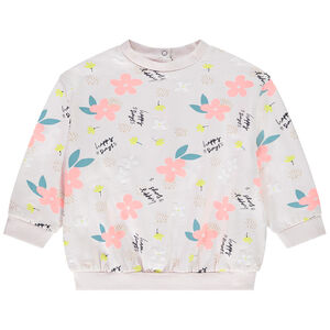 Sweat oversize en molleton fantaisie pour bébé fille 