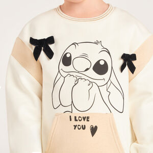 Robe sweat print Stitch Disney pour fille 