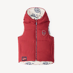 Reversible sans manche donderjack voor baby jongen Spider-Man Marvel 