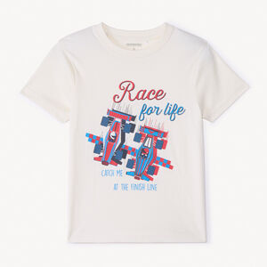 T-shirt met korte mouwen voor jongens met print 