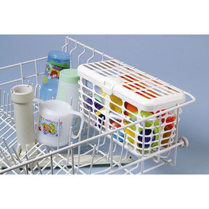 Panier de lave-vaisselle pour accessoires Combo 2 en 1 blanc 