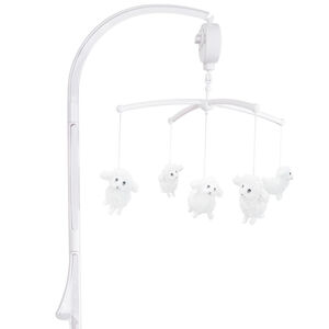 Muziekmobiel met 5 schaapjes - Wooly - Ecru 