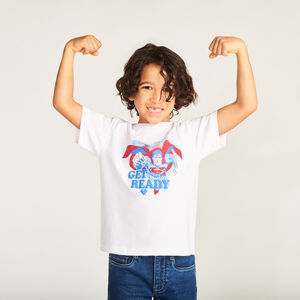 T-shirt met korte mouwen met Superman-print voor jongens 