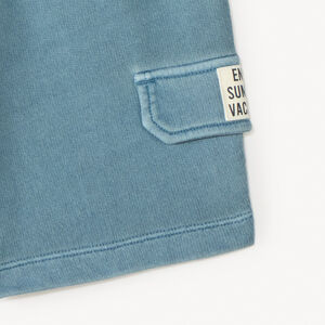 Bermuda van fleece met flapzakken voor jongens 