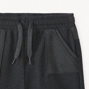 Korte set met t-shirt + shorts van fantasie mesh voor babyjongen 