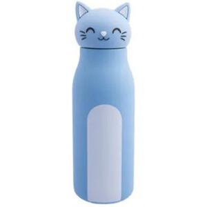 Gourde en inox + paille silicone - Mia - 350 ml 