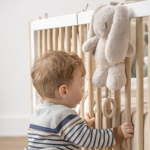 Peluche musicale Lapin 30cm Sable 