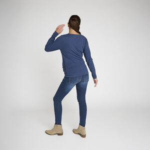 T-shirt met lange mouwen voor zwangerschap met hartprint 