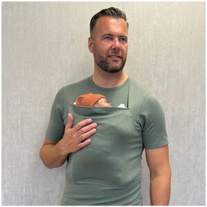 -shirt Porte-bébé Homme Taille XL Vert 