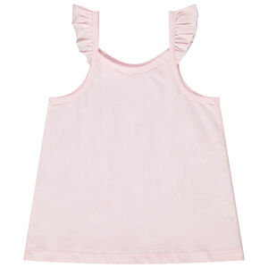 Mouwloos top met hartprint voor baby meisje 