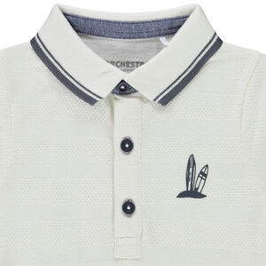 Polo korte mouwen fantasieprint voor baby jongen 