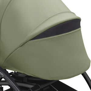Kinderwagen Stokke® YOYO³ vanaf de geboorte tot 3 jaar - frame zwart/Olive 