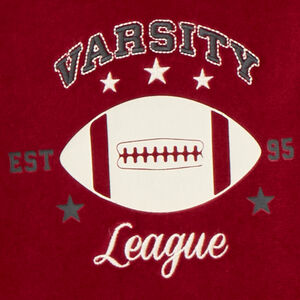 Pyjamaset fluwelen rugbyprint voor jongens 