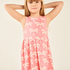 Robe débardeur imprimé fantaisie pour fille 