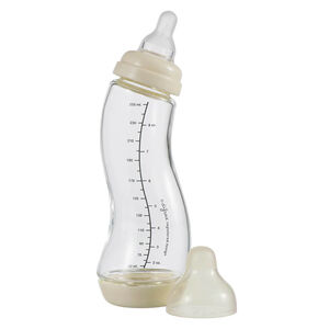 Biberon S en verre Natural anti-colique 250ml Popcorn 