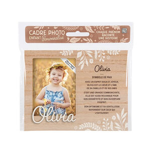 Cadre photo personnalisé 18,5 x 14,5 cm Olivia 