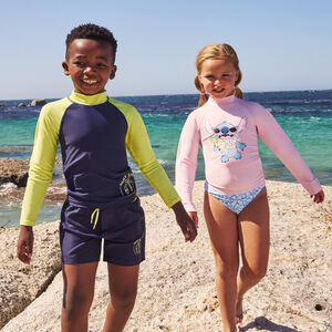 T-shirt met lange mouwen, UV-badshirt SPF 50+, Stitch Disney voor meisjes 