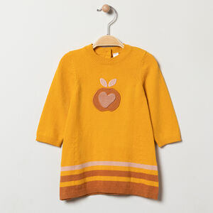 Robe manches longues en tricot pour bébé fille 