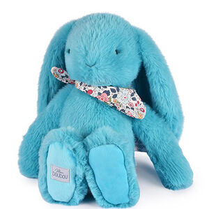 Knuffel Konijn Fleurette 35cm Turquoise  
