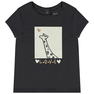 T-shirt manches courtes en jersey avec print fantaisie pour bébé fille 