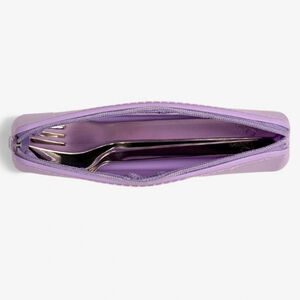 Set de couverts inox avec étui 3PCS Purple 
