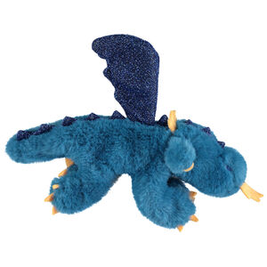 Doudou dragon en peluche pailleté 