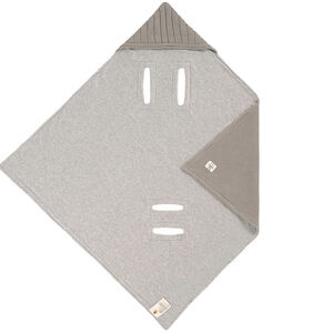 Couverture enveloppante siège auto 78x78cm Taupe 