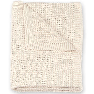 Deken knitted - Ecru - 80x100 cm 