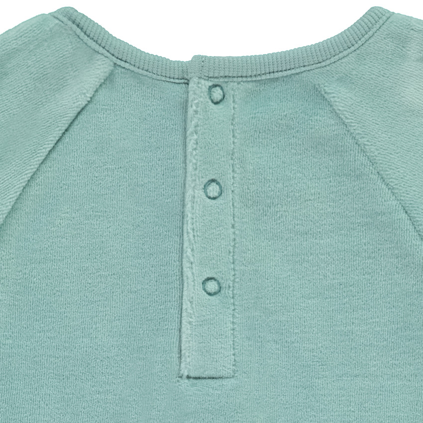 Fluwelen pyjama Tic & Tac Disney voor baby jongen met verschillende afwerkingen afhankelijk van de leeftijd 