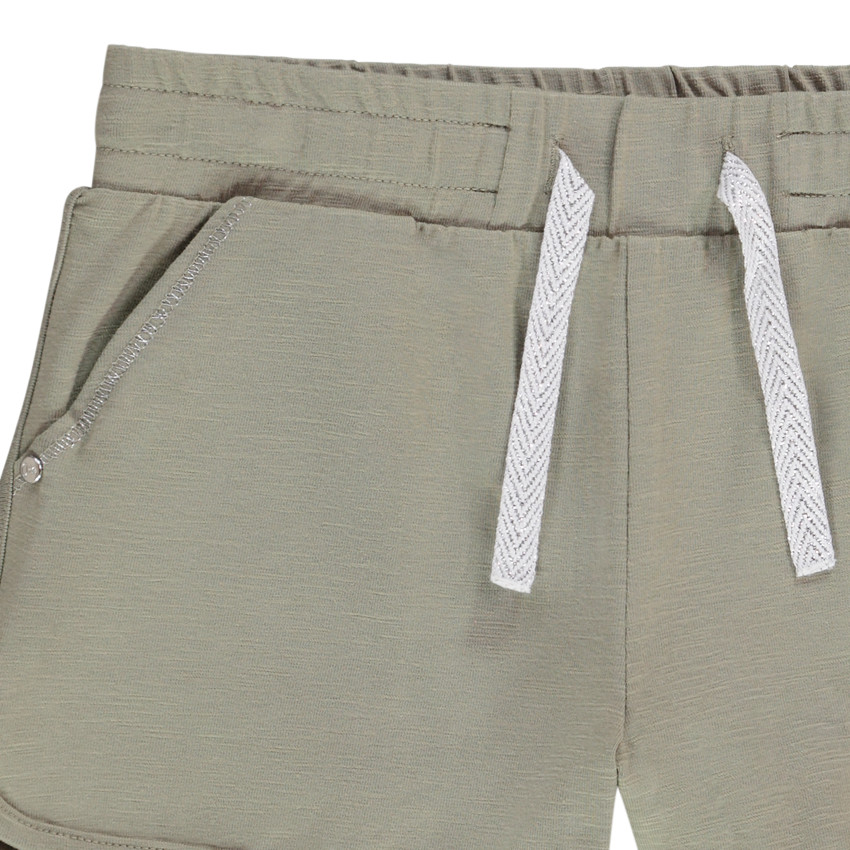 Short in effen jersey voor meisjes 