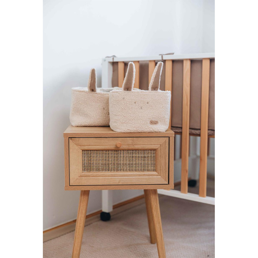 Set de 2 paniers de rangement Rabbit Brown 
