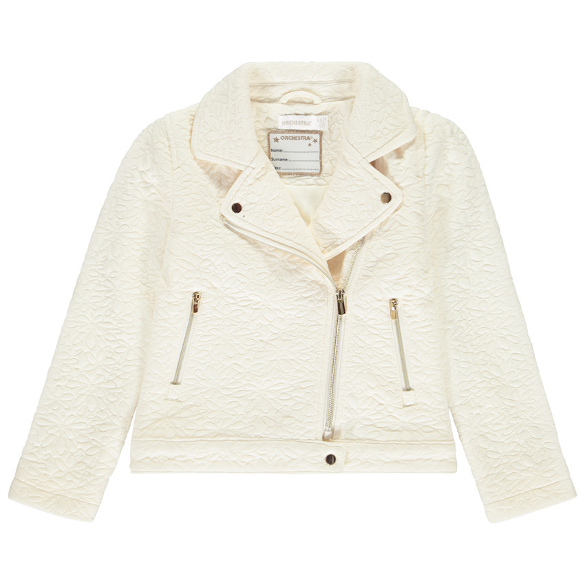 Perfecto in fleece jacquard voor meisjes 