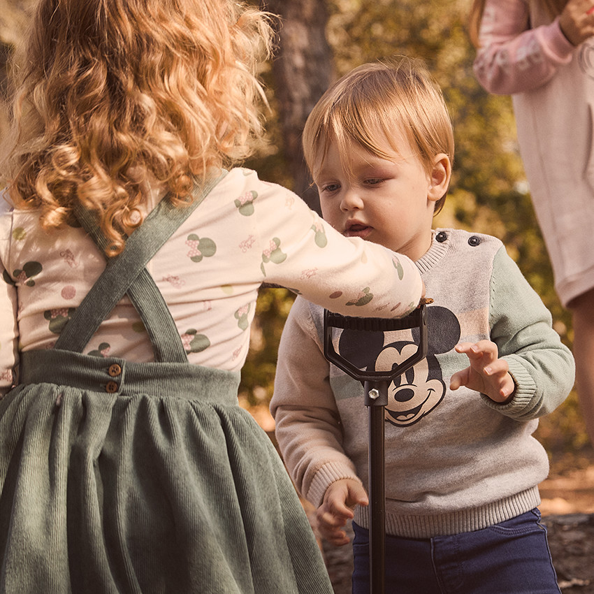 Robe courte sans manches uni en velours pour bébé fille 