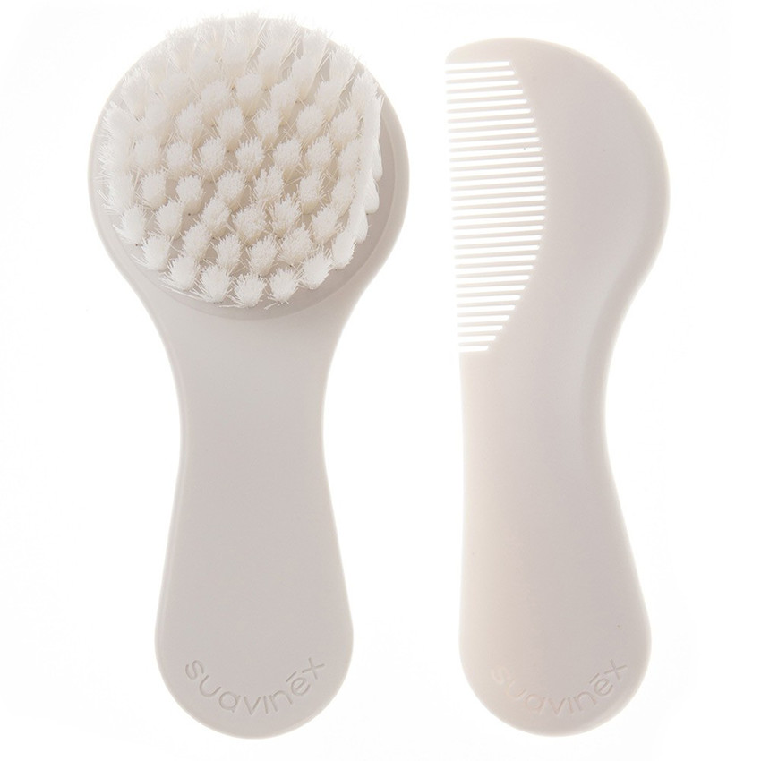 Brosse et peigne blanc 