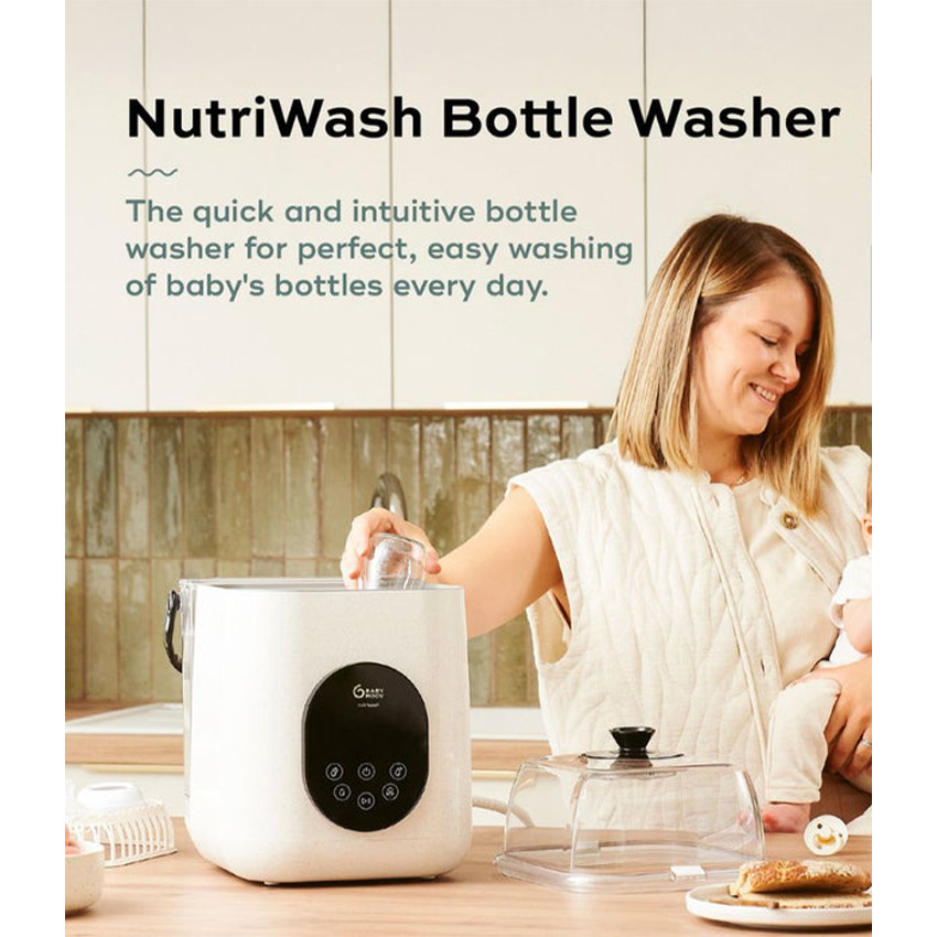 Lave biberon & stérilisateur NutriWash 4-en-1 Blanc 